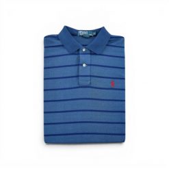 Second life - Koszulka Ralph Lauren męska z krótkim rękawem - Stan bardzo dobry. Niebieskie koszulki polo męskie Ralph Lauren, na lato, l, bez wzorów, z materiału, bez kołnierzyka, bez ramiączek, na golfa. Za 127.76 zł.
