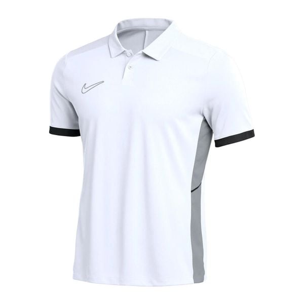 Męska Koszulka Polo DriFit Academy 25. Białe koszulki polo męskie Nike, m, bez wzorów, bez ramiączek. Za 211.99 zł.