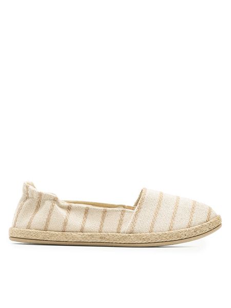 Jenny Fairy Espadryle KAYLA WSK1609-05 Beżowy. Brązowe espadryle damskie Jenny Fairy, bez wzorów, z materiału, bez obcasa, bez zapięcia. Za 59.99 zł.