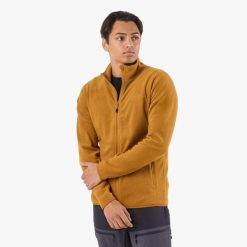 Bluza polarowa Turystyka Męska Swedemount Tromsö Fleece. Brązowe bluzy męskie SWEDEMOUNT, na zimę, m, bez wzorów, z polaru, bez kaptura. W wyprzedaży za 152.99 zł.