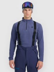 4F Bielizna termiczna polarowa (góra) męska - granatowa M. Niebieskia bielizna termoaktywna męska 4f, m, z polaru. Za 99.99 zł.