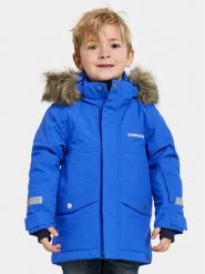 Didriksons Kurtka zimowa Bjärven 505470 Niebieski Regular Fit. Niebieskie buty zimowe chłopięce Didriksons, bez wzorów, z syntetyku, bez zapięcia. Za 389.99 zł.