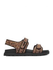 Guess Sandały CEO-CS6702-05 Brązowy. Brązowe sandały dziewczęce Guess, z materiału, bez zapięcia. Za 179.99 zł.