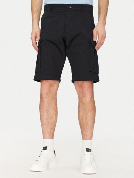 Gant Szorty materiałowe 205069 Czarny Relaxed Fit. Czarne szorty męskie GANT, m, bez wzorów, z bawełny. Za 499.99 zł.