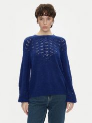 Pepe Jeans Sweter Naina PL702241 Niebieski Regular Fit. Niebieskie swetry damskie Pepe Jeans, xl, bez wzorów, z jeansu, bez kołnierzyka, bez ramiączek, bez kaptura. Za 249.99 zł.