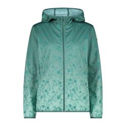 Kurtka przeciwdeszczowa z odpinanym kapturem damska CMP. Zielone kurtki sportowe damskie CMP, l, bez wzorów, trekkingowe. Za 459.05 zł.
