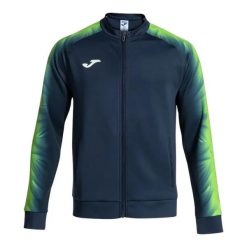 Kurtka z dresu Joma Elite XI. Niebieskie kurtki damskie Joma, l, bez wzorów, z dresówki, bez kaptura, do biegania. Za 339.00 zł.