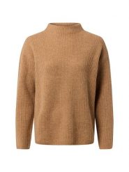 Marie Lund Sweter z dzianiny merino Kobiety Wełna merino brązowy, S. Brązowe swetry damskie Marie Lund, s, bez wzorów, z dzianiny, bez kołnierzyka, bez ramiączek, bez kaptura. Za 349.95 zł.