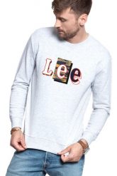 LEE BLUZA SEASONAL CAMO SWS SHARP GREY MELE L80ASP03 112121282. Szare bluzy męskie Lee, l, bez wzorów, bez kaptura. W wyprzedaży za 69.99 zł.