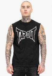 Tank top Tapout Alemada. Białe t-shirty męskie TAPOUT, l, bez wzorów, z bawełny, bez kołnierzyka. Za 119.50 zł.
