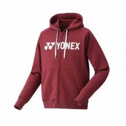 Bluza sportowa męska Yonex Logo. Czerwone bluzy męskie YONEX, m, bez wzorów, z kapturem, do piłki nożnej. Za 364.00 zł.