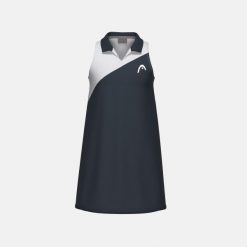 SPIRIT Dziewczęca Sukienka Tenisowa. Niebieskie sukienki dla dziewczynek Head, bez wzorów, z dzianiny, eleganckie, bez ramiączek. Za 340.00 zł.