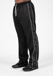 Functional Mesh Spodnie - Czarny/Zielony. Czarne spodnie sportowe męskie GORILLA WEAR, l, bez wzorów, z meshu, na fitness i siłownię. Za 229.00 zł.