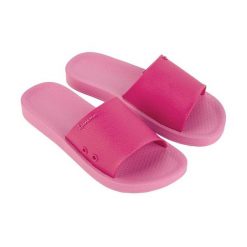 Klapki damskie obuwie plażowe Ipanema Classic Slide Fem. Czerwone klapki damskie Ipanema, bez wzorów, sportowe, bez obcasa. Za 109.47 zł.