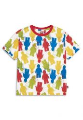 Koszulka Dziecięca LEGO Taj211 Biała. Białe t-shirty i topy dla dziewczynek LEGO, z aplikacjami, z bawełny, bez ramiączek. Za 62.99 zł.