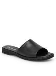 Lasocki Klapki WI16-DOROTHY2-10 Czarny. Czarne klapki damskie Lasocki, bez wzorów, z materiału, bez obcasa. Za 149.99 zł.