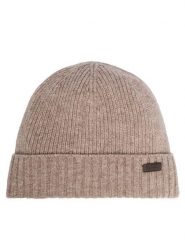 Barbour Czapka MHA0449PU31 Beżowy. Brązowe czapki i kapelusze damskie Barbour, na zimę, bez wzorów, z wełny. Za 244.99 zł.