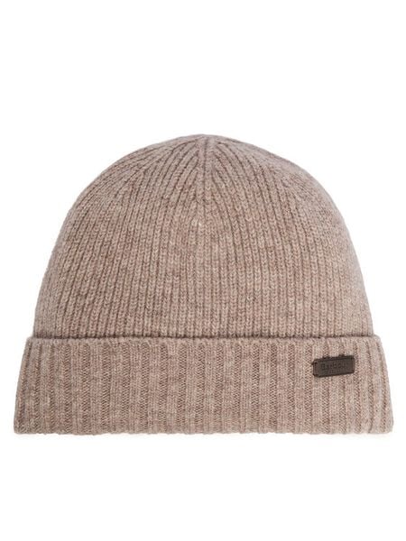 Barbour Czapka MHA0449PU31 Beżowy. Brązowe czapki i kapelusze damskie Barbour, na zimę, bez wzorów. Za 244.99 zł.