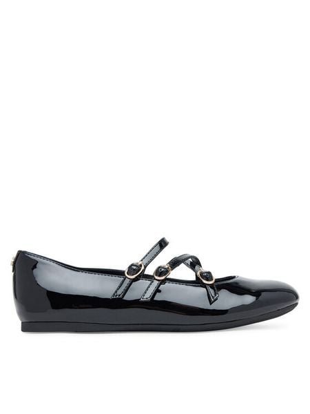 Guess Baleriny FLTKAL PAF02 Czarny. Czarne baleriny damskie Guess, z aplikacjami, bez obcasa. Za 549.99 zł.