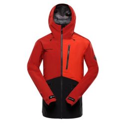 Kurtka trekkingowa męska Alpine Pro Zarr wodoodporna. Zielone kurtki męskie Alpine Pro, m, bez wzorów, trekkingowe. W wyprzedaży za 699.00 zł.
