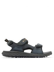 Columbia Sandały Konos Hiker 3-Strap 2121571 Szary. Szare sandały męskie Columbia, z materiału, bez zapięcia. Za 199.99 zł.