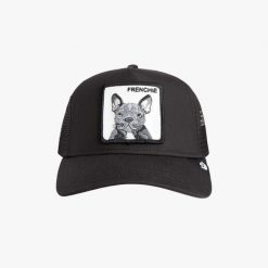 Czapka Goorin Bros Frenchie Dog Total Black. Czarne czapki i kapelusze męskie Goorin Bros, bez wzorów. Za 190.35 zł.