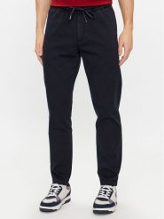 Tommy Hilfiger Chinosy Chelsea MW0MW33918 Granatowy Slim Fit. Niebieskie eleganckie spodnie męskie Tommy Hilfiger, m, bez wzorów, z bawełny. Za 699.99 zł.