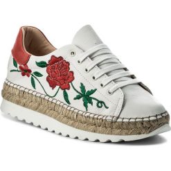 Espadryle EVA MINGE - Utrera 3R 18MJ1372403ES 102. Białe espadryle damskie Eva Minge, z materiału. W wyprzedaży za 269.00 zł.