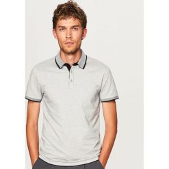 Koszulka polo - Jasny szar. Szare koszulki polo męskie Reserved. Za 79.99 zł.