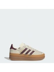 Adidas Sneakersy Gazelle Bold KI4559 Beżowy. Brązowe buty sportowe dziewczęce Adidas, bez wzorów, ze skóry, bez zapięcia. Za 349.99 zł.