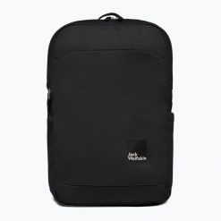 Plecak miejski Jack Wolfskin Terraview. Czarne plecaki damskie Jack Wolfskin, bez wzorów. Za 219.99 zł.