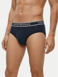 Emporio Armani Underwear Komplet slipów EM000258 AF20669 MB139 Granatowy. Niebieskie slipki męskie Emporio Armani Underwear, l, bez wzorów, z bawełny. Za 249.99 zł.
