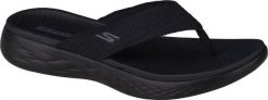 Skechers Skechers On The Go 600 Sunny 140037-BBK czarne 40. Czarne klapki damskie Skechers, bez wzorów, sportowe, bez obcasa. Za 186.90 zł.