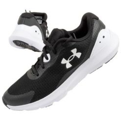 Buty Under Armour 3024989-001 czarne. Czarne obuwie sportowe damskie bez wzorów, z gumy. Za 283.73 zł.