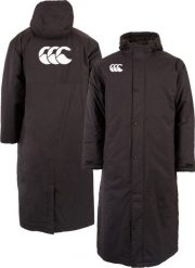 Parka Canterbury Club Subs. Niebieskie parki męskie CANTERBURY, na zimę, s, bez wzorów, z materiału, z kapturem. Za 633.50 zł.
