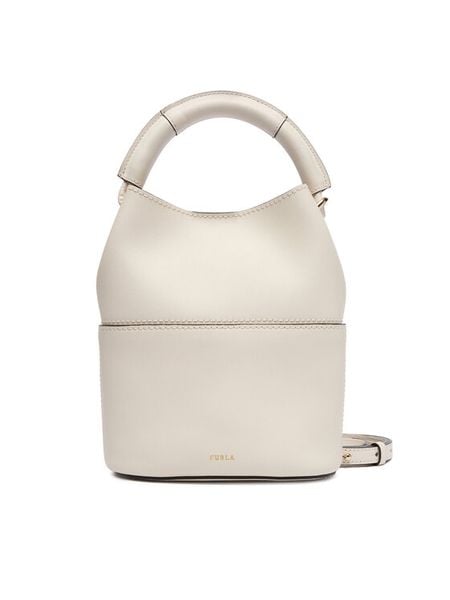 Furla Torebka WE00832 BX3169 BG 3767S Biały. Białe torebki do ręki damskie Furla, bez wzorów, ze skóry, bez dodatków. Za 959.00 zł.