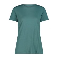 Koszulka damska turystyczna CMP 32T7166U. Niebieskie koszulki sportowe damskie CMP, bez wzorów, rowerowe. Za 218.45 zł.