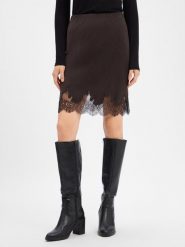 Msch Copenhagen Spódnica Kobiety Modal czarny, L. Czarne spódnice damskie MSCH Copenhagen, l, bez wzorów, proste. Za 299.95 zł.