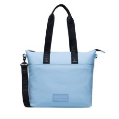 Torba Hunter. Niebieskie torebki do ręki damskie Hunter, bez wzorów, bez dodatków. Za 229.99 zł.