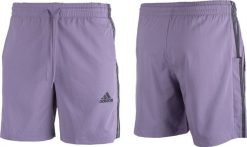 Adidas Spodenki męskie adidas Aeroready Essentials Chelsea 3-Stripes fioletowe IJ8690 2XL. Fioletowe krótkie spodenki sportowe męskie Adidas, m, bez wzorów. Za 106.88 zł.