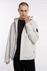 KURTKA MĘSKA Jack Wolfskin Jacket MAINKAI JKT M 1115761-5155 (S. Szare kurtki męskie Jack Wolfskin, m, bez wzorów, z dresówki, trekkingowe. Za 888.99 zł.