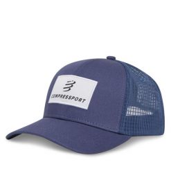 Czapka z daszkiem Compressport. Niebieskie czapki i kapelusze damskie Compressport, bez wzorów. Za 119.99 zł.