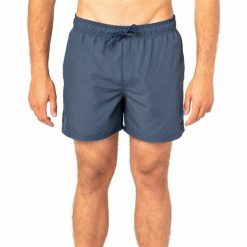 Strój kąpielowy Męski Offset 15" Volley. Niebieskie krótkie spodenki sportowe męskie Rip Curl, m, bez wzorów. Za 140.00 zł.