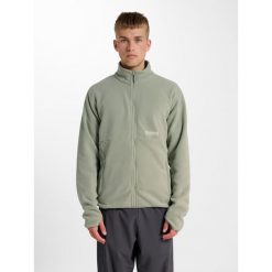 Polar zapinany na zamek błyskawiczny Hummel Pulse. Szare bluzy męskie Hummel, bez wzorów, z polaru, bez kaptura. Za 294.50 zł.