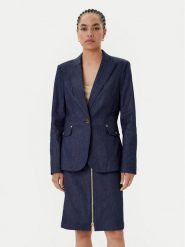 Marciano Guess Marynarka 5YPN22 7457A Granatowy Regular Fit. Niebieskie żakiety damskie Marciano Guess, z aplikacjami, z bawełny. Za 669.99 zł.