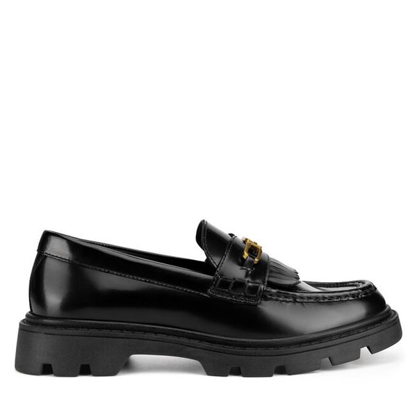 Loafersy GINO ROSSI. Czarne mokasyny damskie Gino Rossi. Za 279.99 zł.