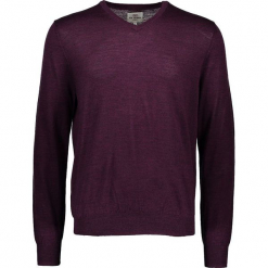 Sweter w kolorze fioletowym. Fioletowe swetry przez głowę męskie marki Ben Sherman, z wełny. W wyprzedaży za 195.95 zł.