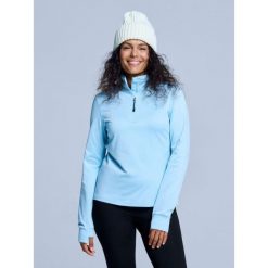 Bluza narciarska - Damskie - Arctic 2.0 - Ice Blue. Niebieskie bluzy damskie POEDERBAAS, na zimę, m, bez wzorów, z elastanu, bez kaptura. Za 234.14 zł.