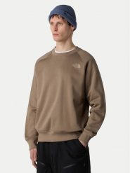 The North Face Bluza Redbox NF0A89FA Brązowy Regular Fit. Brązowe bluzy męskie The North Face, m, bez wzorów, z bawełny, bez kaptura. Za 239.99 zł.