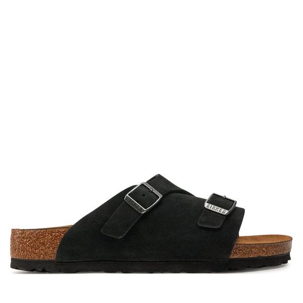 Klapki Birkenstock. Czerwone klapki damskie Birkenstock, bez wzorów, bez obcasa. Za 489.99 zł.